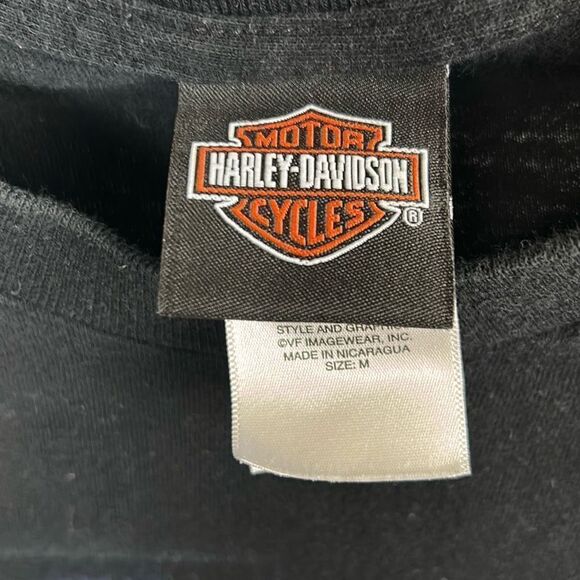Harley-Davidson Motorcycle Tshirt Texoma Sherman TX Sz M Black Short Sleeve 2012 - Picture 4 of 8